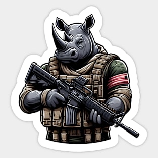 Tactical Rhino Sticker